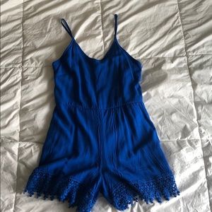 Royal blue Fio Fio romper!